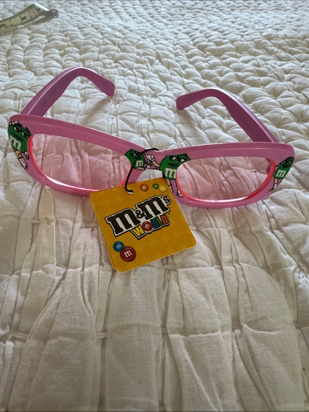 M&M'S Pink Kids Character Sunglasses with Green M&M Accents